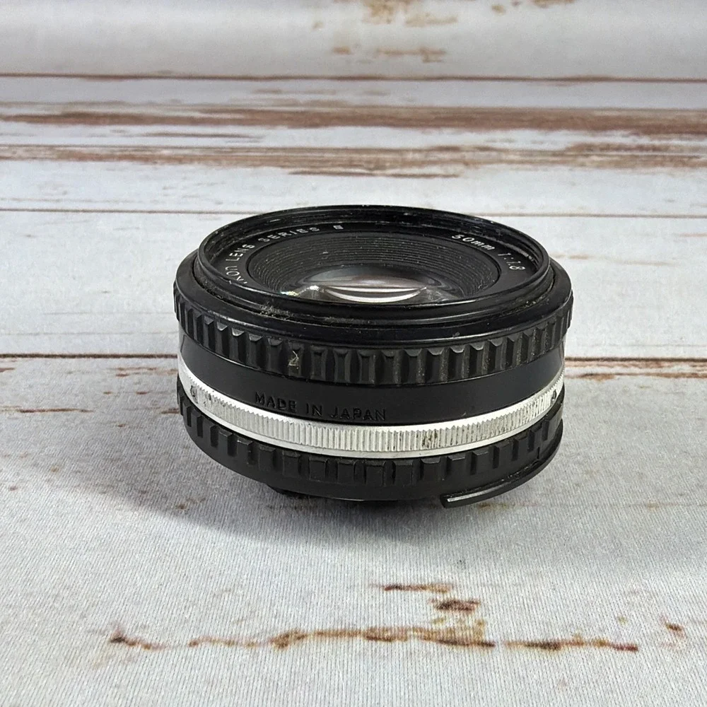 Nikon Series E 50mm f/1.8 MF Prime Lens Vintage Scratched Glass Read